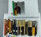 Vintage 36 Fountain Pen Pencil Lot From Estate Parker Watermans Cross Others