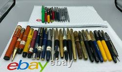 Vintage 36 Fountain pen pencil lot from estate parker watermans cross others