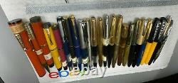 Vintage 36 Fountain pen pencil lot from estate parker watermans cross others