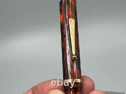 Vintage CHILTON Fountain Pen in RHMR 14K Fine nib Restored Beautiful