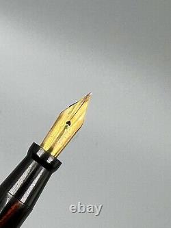 Vintage CHILTON Fountain Pen in RHMR 14K Fine nib Restored Beautiful