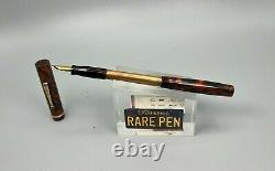 Vintage CHILTON Fountain Pen in RHMR 14K Fine nib Restored Beautiful