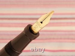 Vintage Conklin Crescent Gold Heath Filigree Etched Floral Overlay Fountain Pen