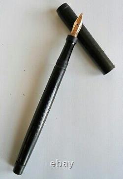 Vintage Crocker Ink-tite Hatcher Filler Fountain Pen- Look