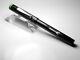 Vintage Empire Fountain Pen-black Striated Lever Filler-14k Bock Nib-c. 1940s