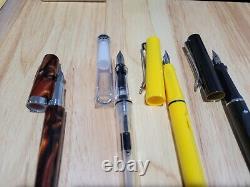 Vintage Fountain Pen Lot Of 26 Pilot, Kaco, Pierre Cardin, Parker, Jinhao, Wilwr