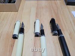 Vintage Fountain Pen Lot Of 26 Pilot, Kaco, Pierre Cardin, Parker, Jinhao, Wilwr