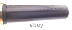 Vintage GRAIL Parker BLACK GIANT Fountain Pen RARE SHORT VERSION #12 14K Med nib