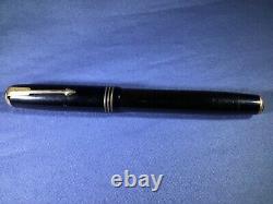 Vintage Geo S Parker Vacumatic Fountain Pen Black Classic