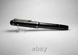 Vintage Jet Black Kaweco Kadett 475A Fountain Pen-Steel OM Nib-Germany 1950s