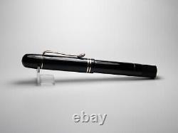 Vintage Jet Black Pelikan 100 Fountain Pen in Box-14K Gold Nib-Germany 1930s