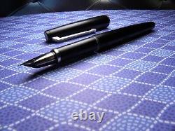 Vintage Lamy 80 Fountain Pen-Matt Black-14K Gold Nib-Made in W. Germany 1970s