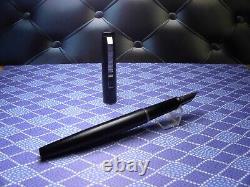 Vintage Lamy 80 Fountain Pen-Matt Black-14K Gold Nib-Made in W. Germany 1970s