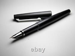 Vintage Lamy 80 Fountain Pen-Matt Black-14K Gold Nib-Made in W. Germany 1970s