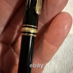 Vintage MONT BLANC Meisterstuck FOUNTAIN PEN 585 14k 4810 Black