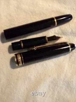 Vintage MONT BLANC Meisterstuck FOUNTAIN PEN 585 14k 4810 Black