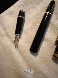 Vintage MONT BLANC Meisterstuck FOUNTAIN PEN 585 14k 4810 Black