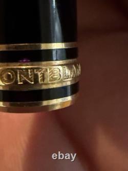 Vintage MONT BLANC Meisterstuck FOUNTAIN PEN 585 14k 4810 Black