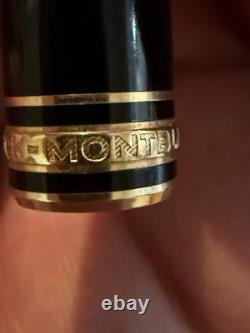 Vintage MONT BLANC Meisterstuck FOUNTAIN PEN 585 14k 4810 Black