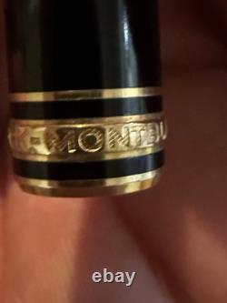 Vintage MONT BLANC Meisterstuck FOUNTAIN PEN 585 14k 4810 Black