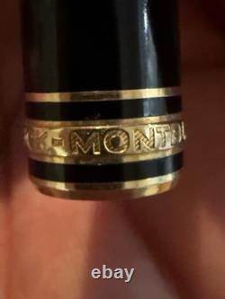 Vintage MONT BLANC Meisterstuck FOUNTAIN PEN 585 14k 4810 Black