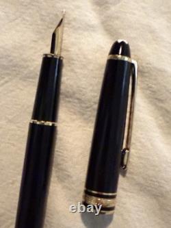 Vintage MONT BLANC Meisterstuck FOUNTAIN PEN 585 14k 4810 Black