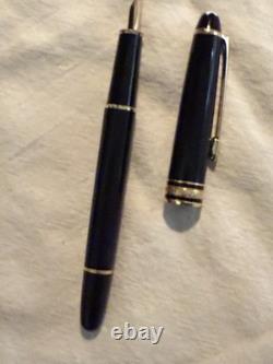 Vintage MONT BLANC Meisterstuck FOUNTAIN PEN 585 14k 4810 Black
