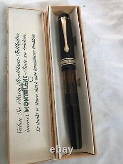 Vintage Montblanc 136 Fountain Pen, 14C Fine Nib-VG condition