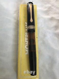 Vintage Montblanc 136 Fountain Pen, 14C Fine Nib-VG condition