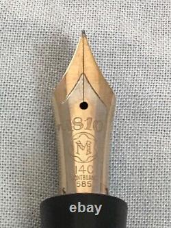 Vintage Montblanc 136 Fountain Pen, 14C Fine Nib-VG condition