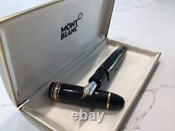 Vintage Montblanc 149 Fountain Pen 14C Box And Papers