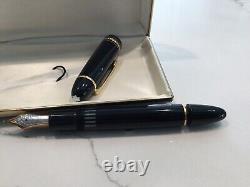 Vintage Montblanc 149 Fountain Pen 14C Box And Papers