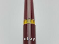Vintage Montblanc Meisterstuck No. 14 Fountain Pen In Bordeaux Color 001