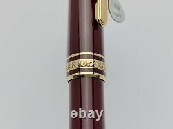Vintage Montblanc Meisterstuck No. 144 Fountain Pen in Bordeaux Color 001