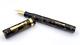 Vintage Moore 96 Fountain Pen In Black And Bronze Maniflex 14k Medium Nib Usa