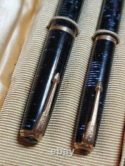 Vintage PARKER VACUMATIC Fountain Pen Pencil SET