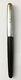 Vintage Parker 51 Black Fountain Pen With Sterling Silver Cap