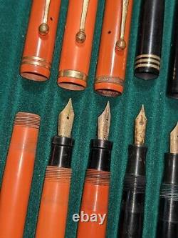 Vintage Parker Duofold Fountain Pen Lot For Parts/Restoration