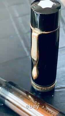 Vintage & Rare Montblanc Meisterstück L139G Long Window Fountain Pen 14C nib