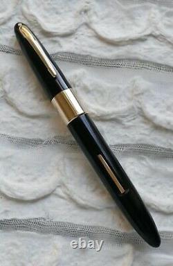 Vintage Sheaffer Balance Autograph 14k Gold Clip/Cap Band Fountain Pen RESTORED