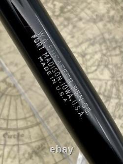 Vintage Sheaffer Fat Td Touchdown Fountain Pen Sentinel Black 14k F Restored