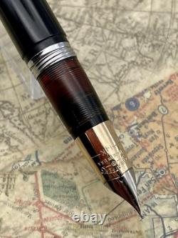 Vintage Sheaffer Fat Td Touchdown Fountain Pen Sentinel Black 14k F Restored