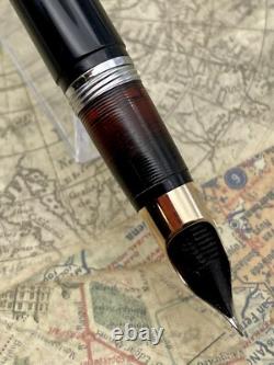 Vintage Sheaffer Fat Td Touchdown Fountain Pen Sentinel Black 14k F Restored