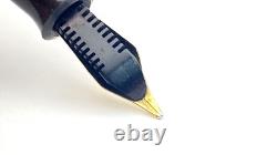 Vintage Summit S175 Fountain Pen In Black Semi Flexible 14k Medium Nib England