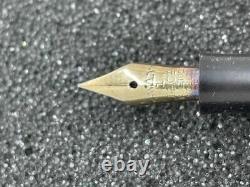 Vintage Swan Jackdaw Self Filling Hard Rubber Fountain Pen F Flex