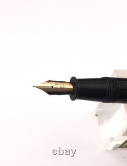 Vintage VACUUM-FIL by Sheaffer OS Fountain Pen Black Celluloid MINT or UNUSED