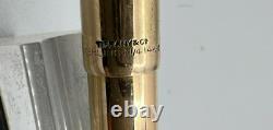 Vintage W. S. HICKS TIFFANY&Co Sterling Silver Vermeil Fountain Pen Pencil Combo