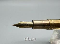 Vintage W. S. HICKS TIFFANY&Co Sterling Silver Vermeil Fountain Pen Pencil Combo