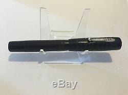 Vintage Waterman # 20 Giant Black Hard Rubber Ny 10 (flexible Nib) Fountain Pen