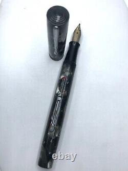 Vintage Waterman Gray/Red Marbled 94 Fountain PenFor Parts & Repair